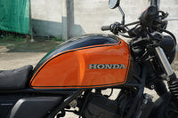 COVER FUEL OIL TANK BLACK/ORANGE  V.11 FIT FOR HONDA SCL CL 300 500 2023-2025