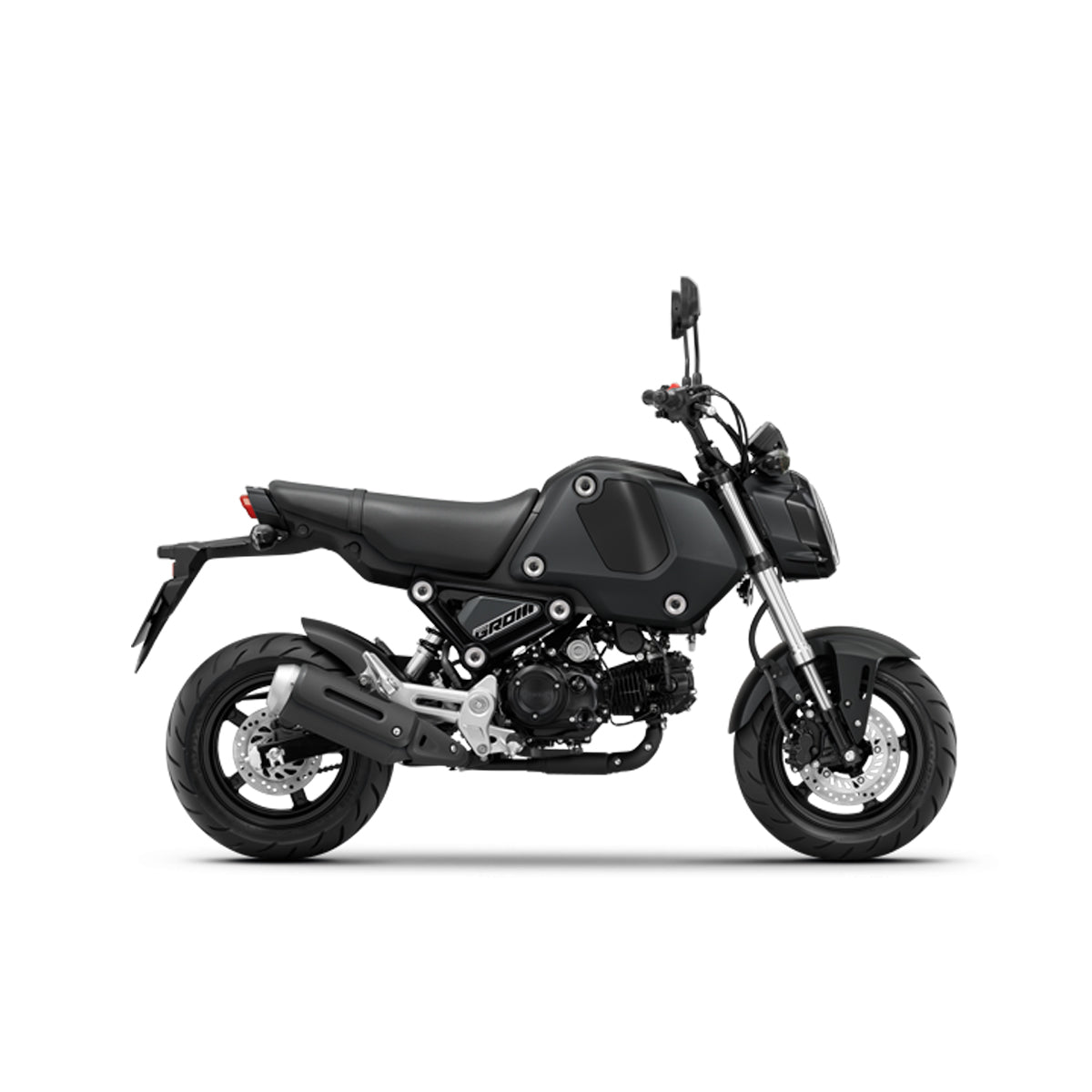 FRONT WINDSHIELD WINDSCREEN V.1 GLOSS BLACK FOR HONDA GROM 125 2021-2024