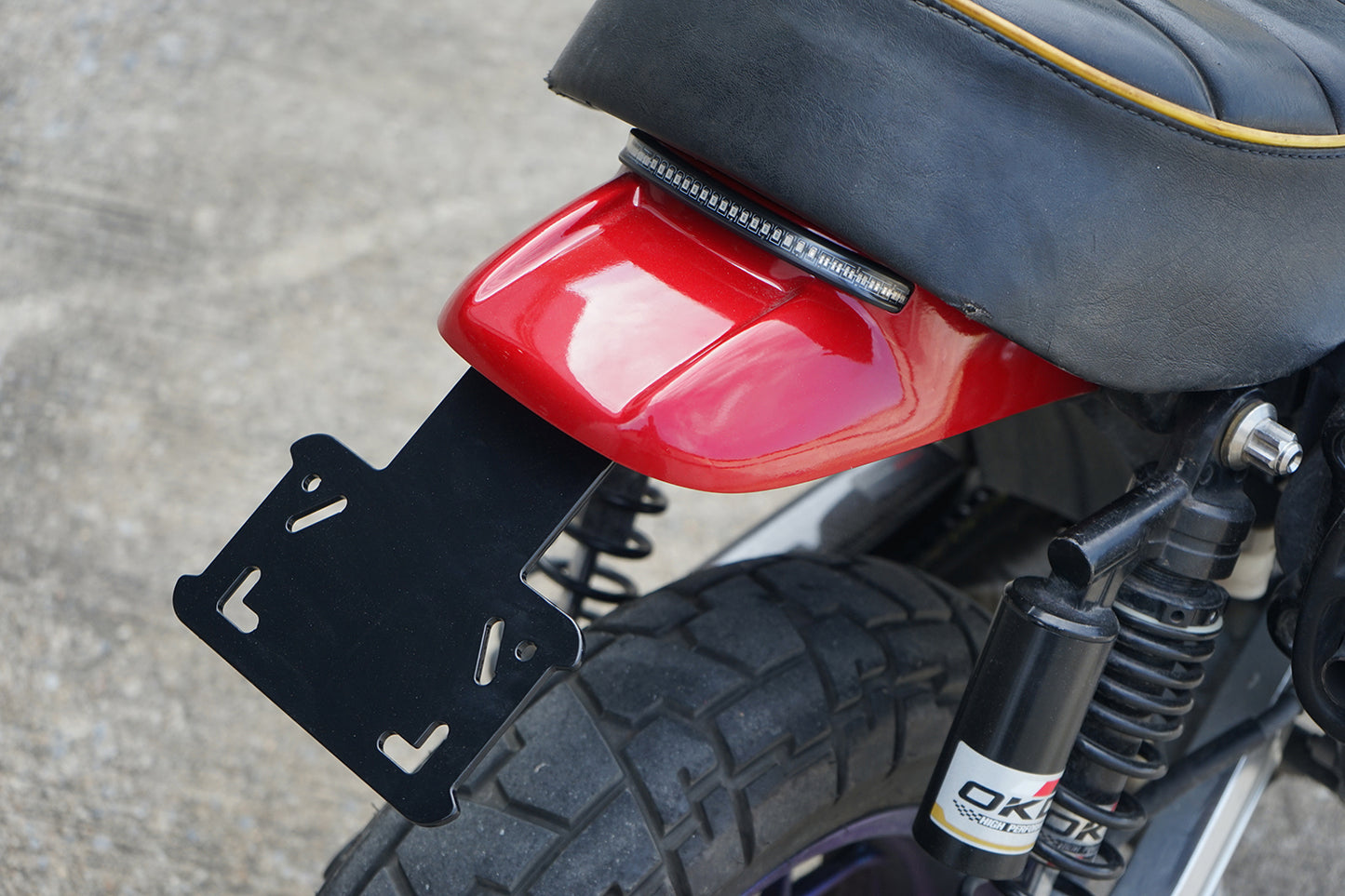 REAR FENDER + TAIL LIGHT LED V.1 FIT FOR HONDA MONKEY125 Z125 2022-2025