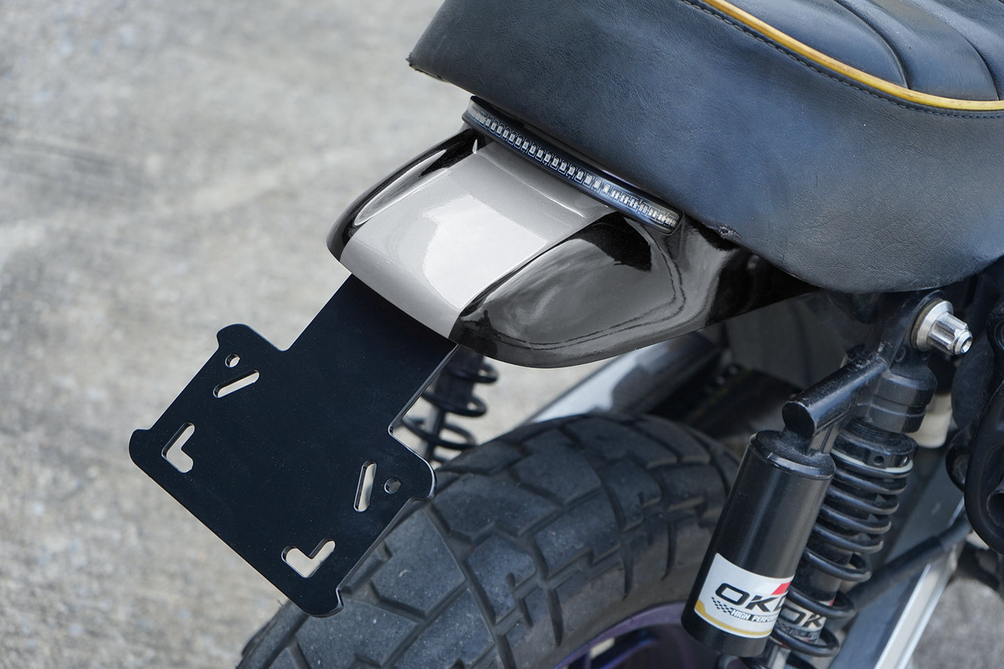 REAR FENDER + TAIL LIGHT LED V.2 FIT FOR HONDA MONKEY125 Z125 2022-2025