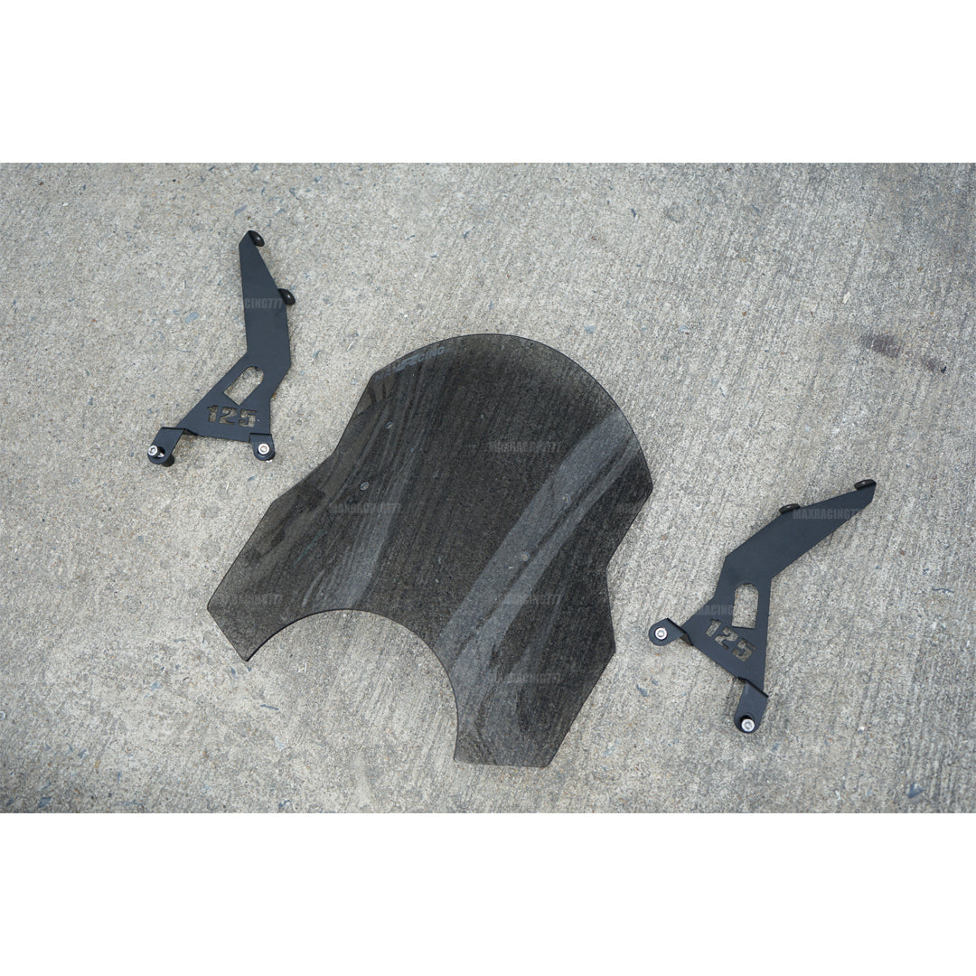 FRONT WINDSCREEN WINDSHIELD GUARD VISOR FIT HONDA CT125 CT 125 HUNTER 2020 - 2025