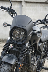 Black Front Windshield Headlight Cover for Honda CL SCL 300 (2023-2025)