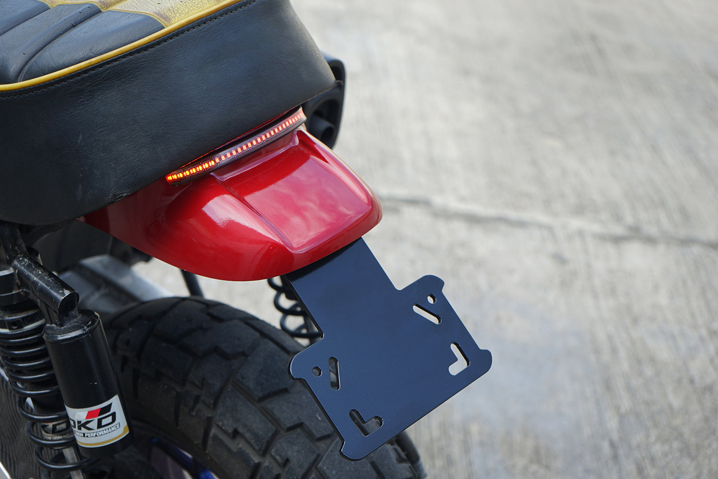 REAR FENDER + TAIL LIGHT LED V.1 FIT FOR HONDA MONKEY125 Z125 2022-2025