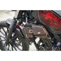 Multipurpose Leather Bag Brown FIT FOR Honda rebel cmx 300-500 2017-2025