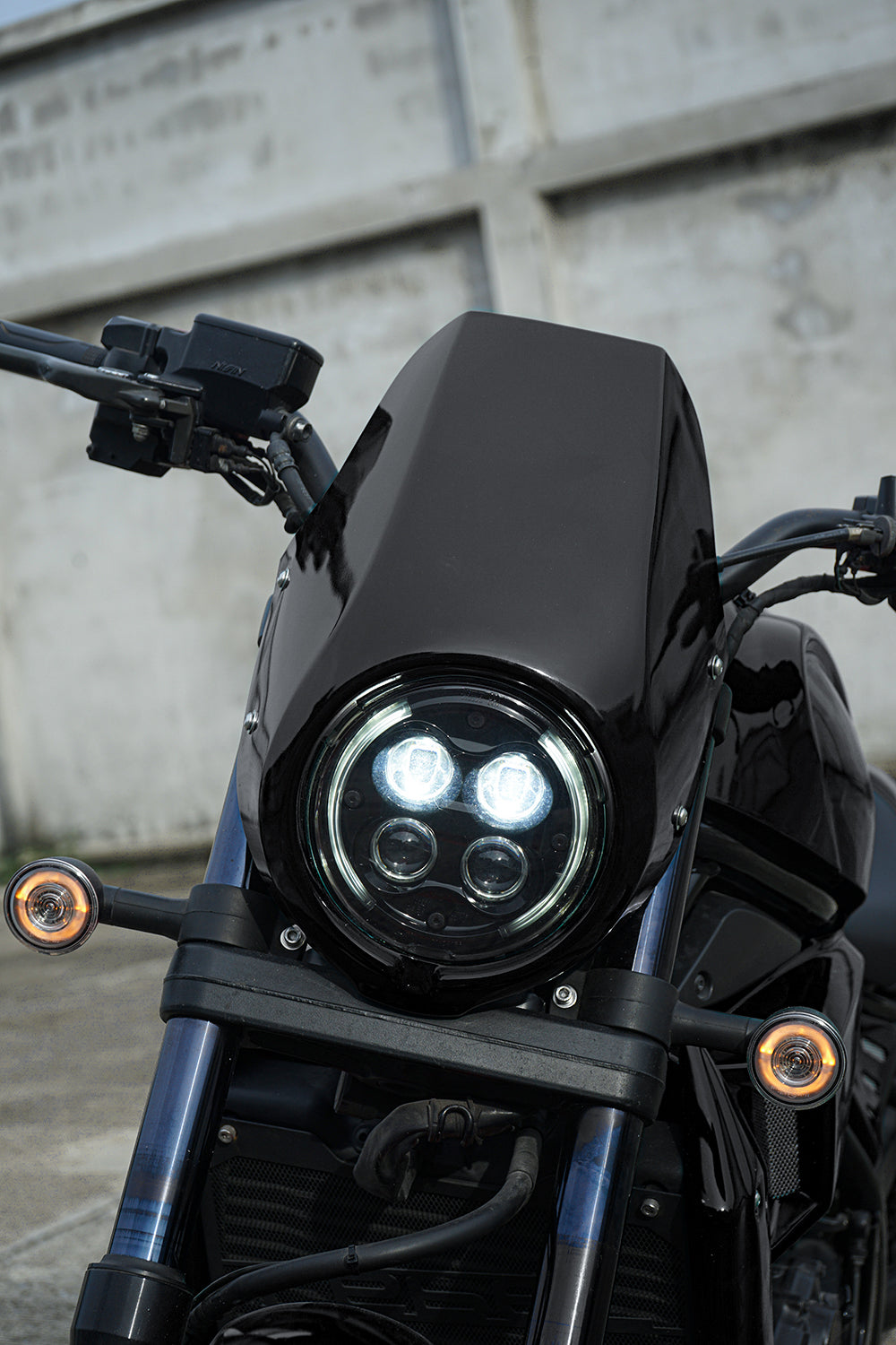 FULL SET OF 7 PIECES GLOSS BLACK FIT FOR HONDA REBEL CMX 1100 2020-2025