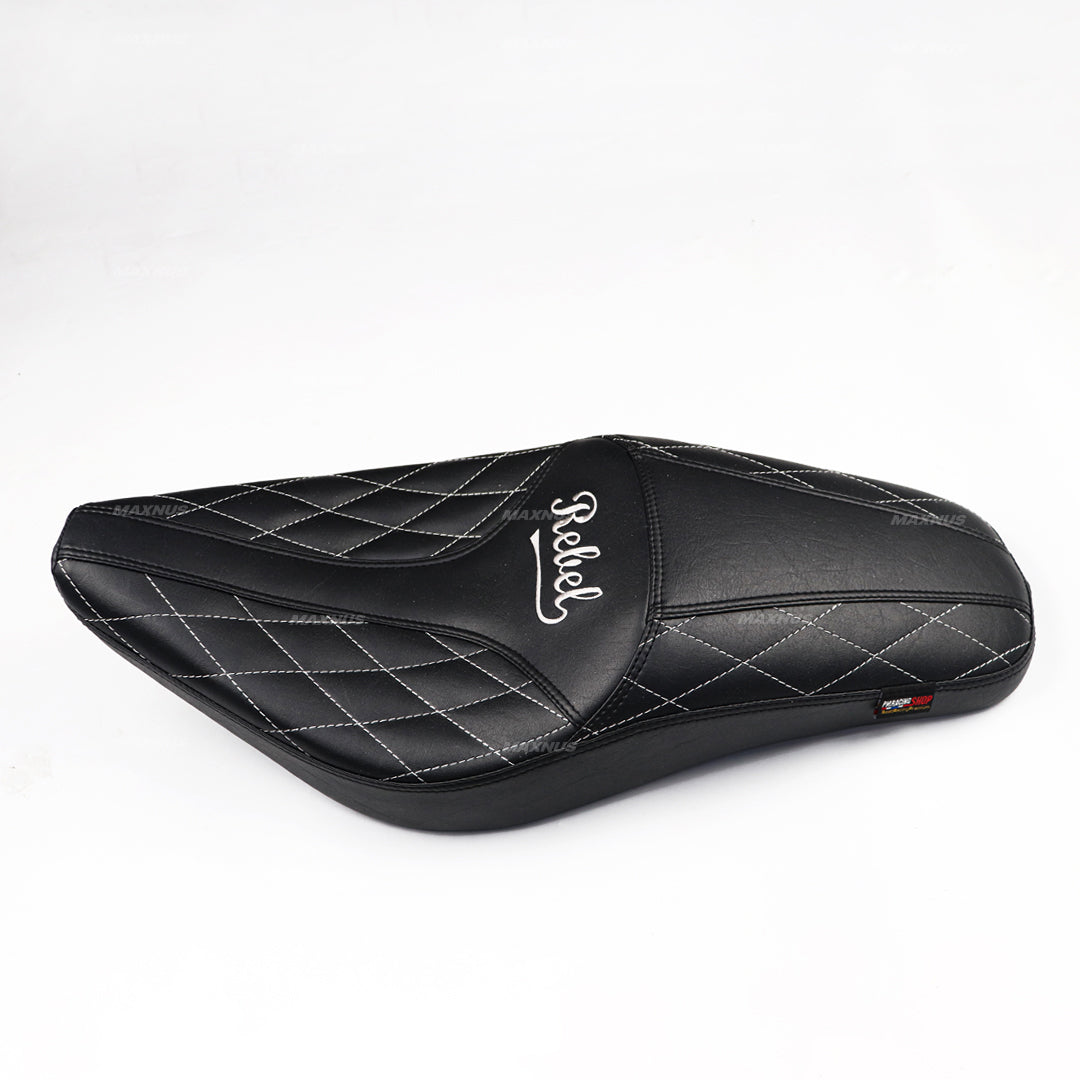 SEAT DOUBLE SADDLE DUAL DRIVER SEATS PAD CUSHION V.9 FOR HONDA REBEL CMX 300&500 2017-2025