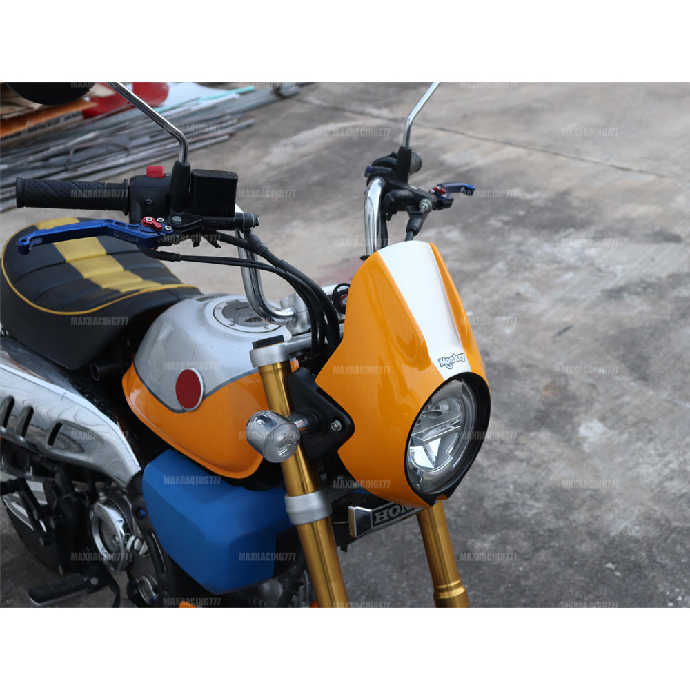 Yellow Headlight Cover Windscreen Windshield FIT FOR Honda Monkey Z125 2022-2025