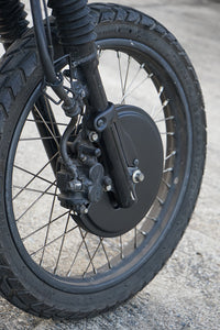 DISC BRAKE COVER PLASTIC ABS BLACK V.1 FOR HONDA TRAIL125 CT125 HUNTER CUB 2020-2025