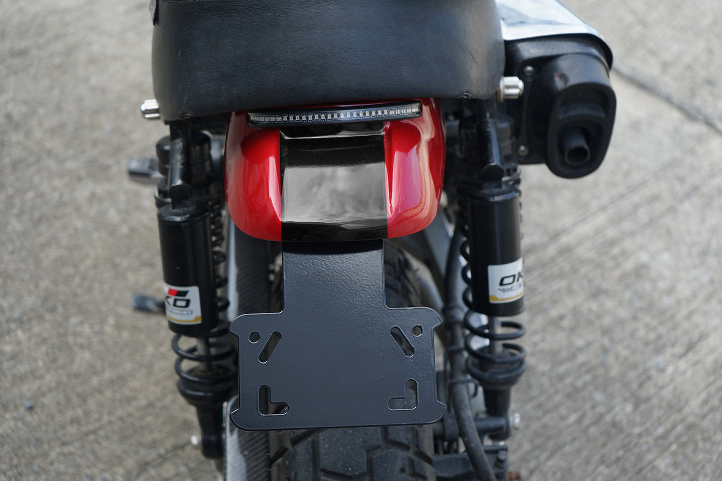 REAR FENDER + TAIL LIGHT LED V.3 FIT FOR HONDA MONKEY125 Z125 2022-2025