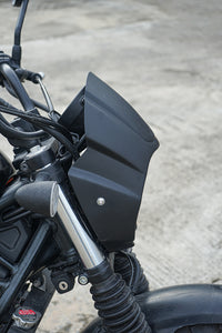 Black Front Windshield Headlight Cover for Honda CL SCL 300 (2023-2025)