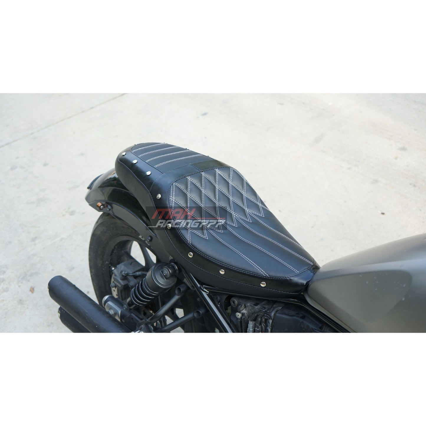 SEAT DOUBLE SADDLE DUAL DRIVER SEATS PAD CUSHION V.12 FOR HONDA REBEL CMX 300&500 2017-2025