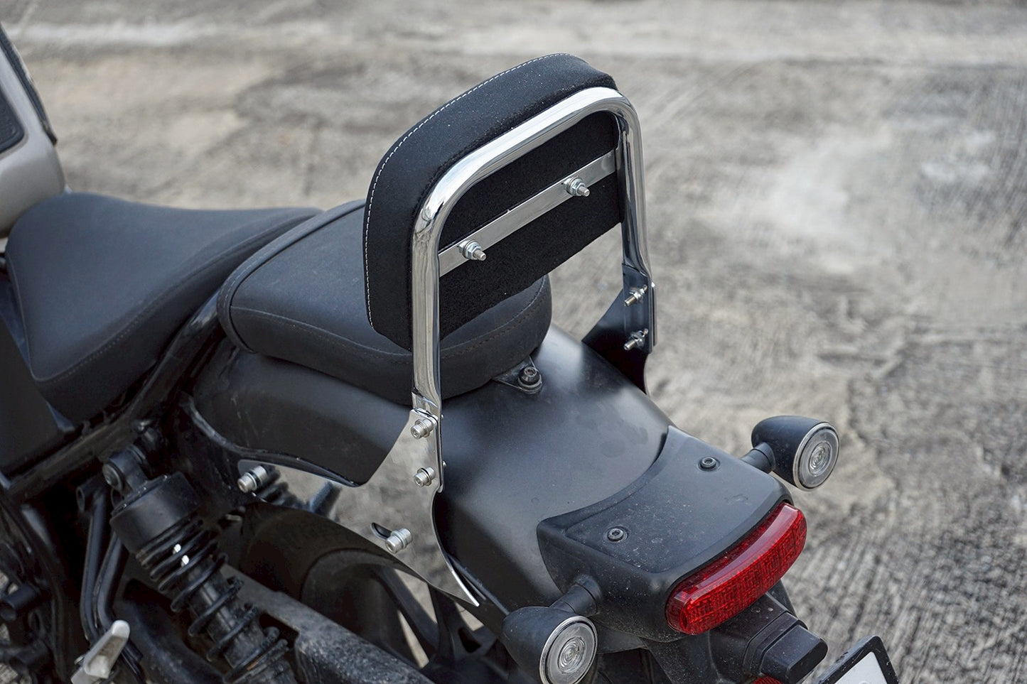 REAR BACKREST FOR PASSENGER STEEL CHROME SISSY BAR SEAT FOR HONDA REBEL CMX 300&500 2017-2025