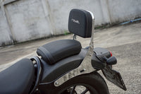 REAR BACKREST FOR PASSENGER STEEL CHROME SISSY BAR SEAT FOR HONDA REBEL CMX 300&500 2017-2025