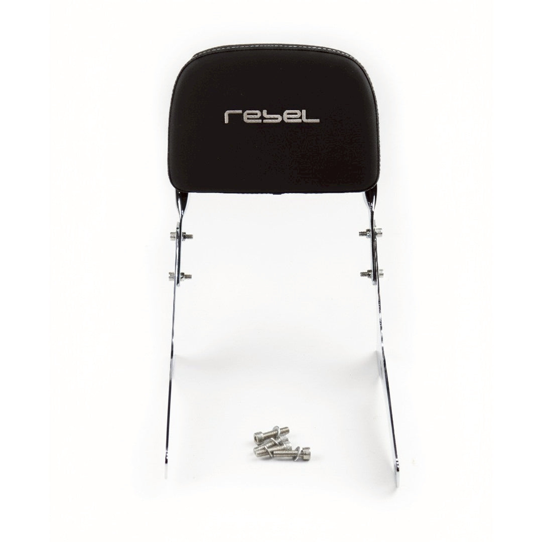REAR BACKREST FOR PASSENGER STEEL CHROME SISSY BAR SEAT FOR HONDA REBEL CMX 300&500 2017-2025