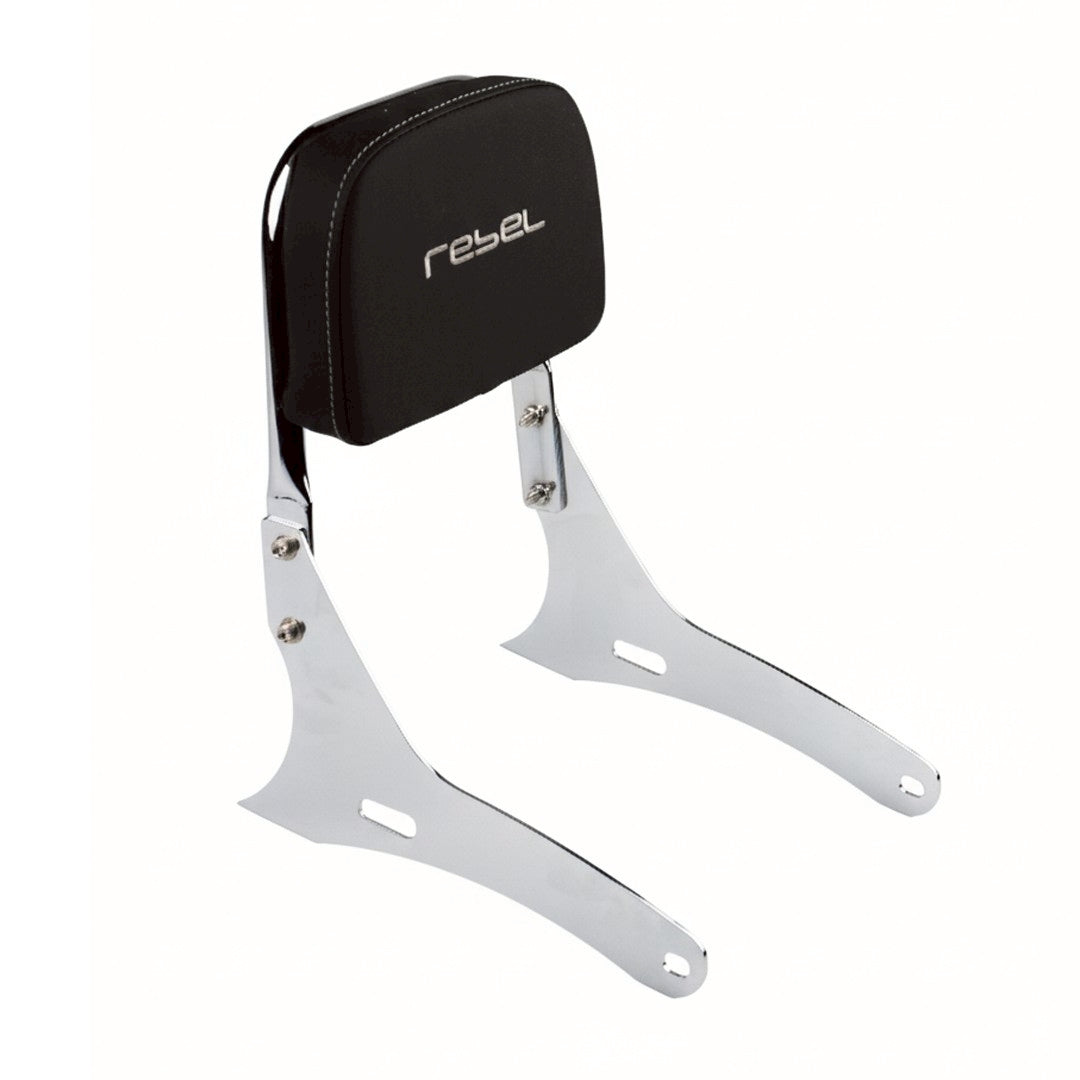 REAR BACKREST FOR PASSENGER STEEL CHROME SISSY BAR SEAT FOR HONDA REBEL CMX 300&500 2017-2025