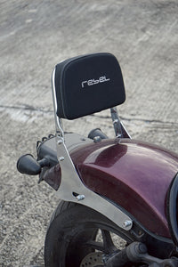 REAR BACKREST FOR PASSENGER STEEL CHROME SISSY BAR SEAT FOR HONDA REBEL CMX 1100 2021-2025
