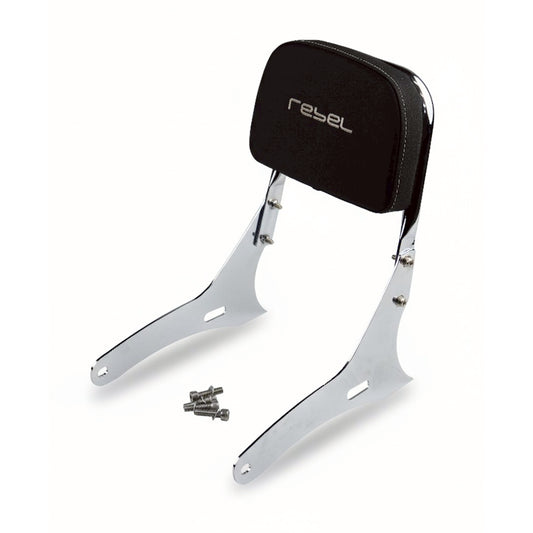 REAR BACKREST FOR PASSENGER STEEL CHROME SISSY BAR SEAT FOR HONDA REBEL CMX 1100 2021-2025