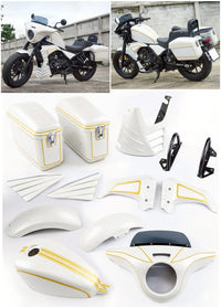 FULL SET OF 8 PIECES WHITE FIT FOR HONDA REBEL CMX 300 2017-2024
