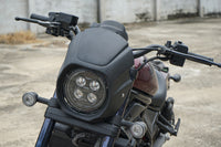 Black Front Windshield Headlight Cover for Honda Rebel 1100 CMX (2021-2025)