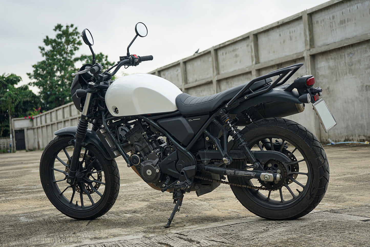 COVER FUEL OIL TANK WHITE V.5 FIT FOR HONDA SCL CL 300 500 2023-2025