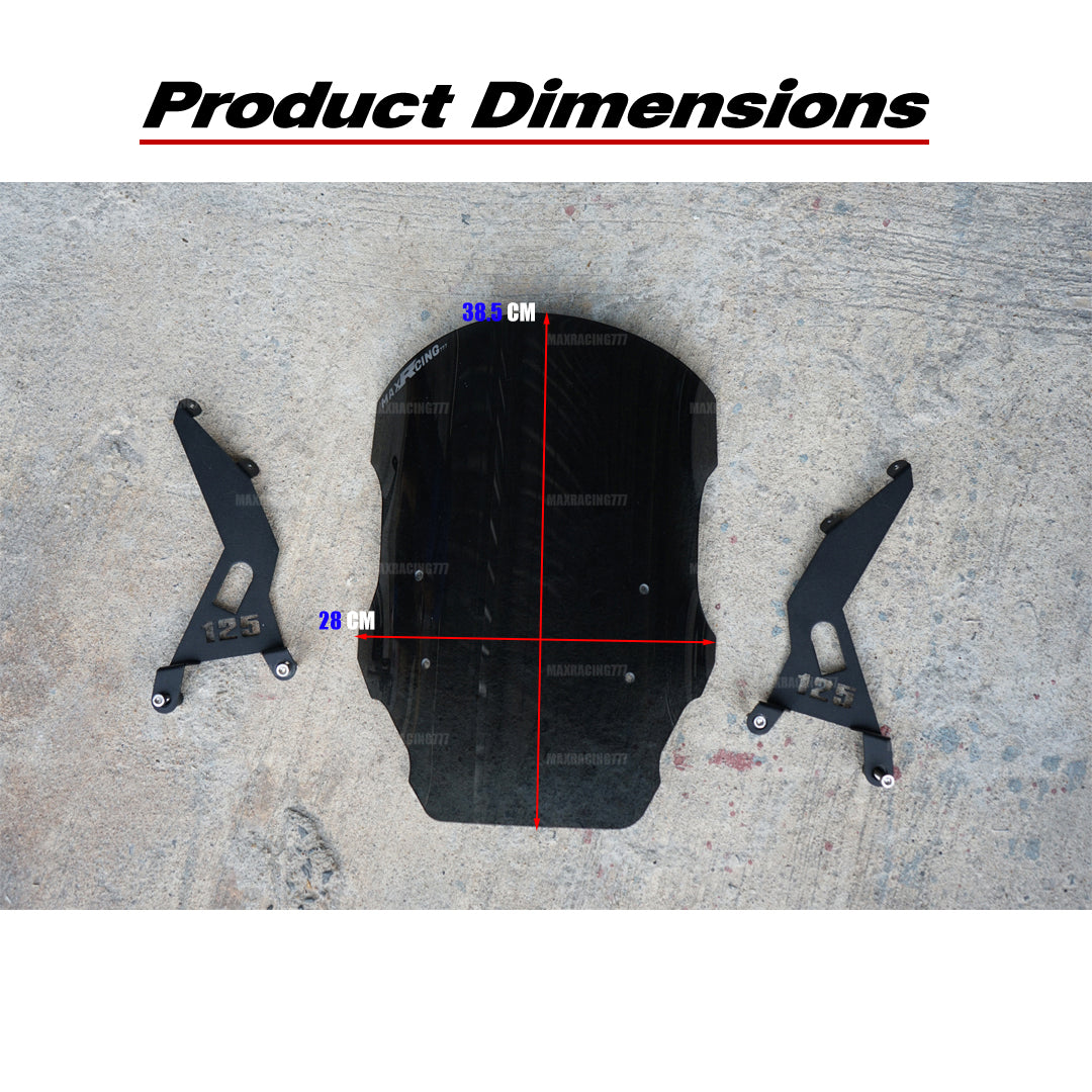 METER VISOR SHIELD WINDSHIELD WINDSCREEN HONDA CT125 TRAIL125 HUNTER 2020 - 2025