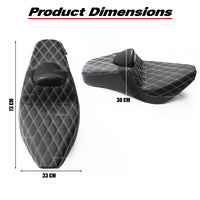 SEAT DOUBLE SADDLE DUAL DRIVER SEATS PAD CUSHION V.4 FOR HONDA REBEL CMX 300&500 2017-2025