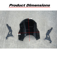 FRONT WINDSCREEN WINDSHIELD GUARD VISOR FIT HONDA CT125 CT 125 HUNTER 2020 - 2025