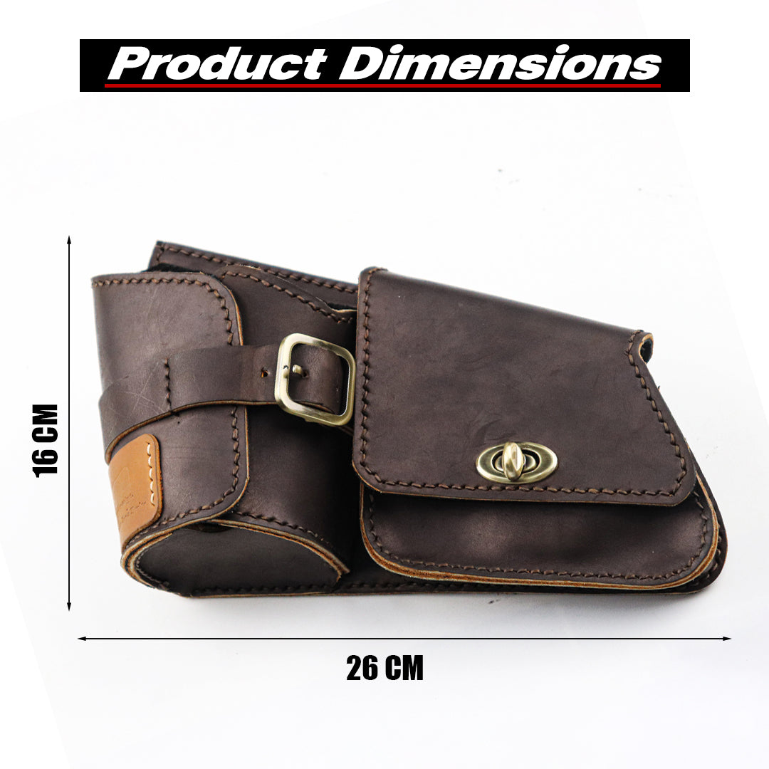 Multipurpose Leather Bag Brown  FIT FOR Honda CL SCL 300 500 2023-2025