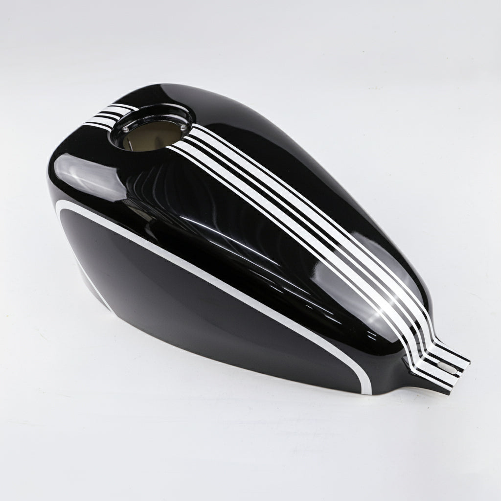 COVER FUEL OIL TANK GLOSS BLACK V.4 FOR HONDA REBEL CMX 300&500 2017-2025