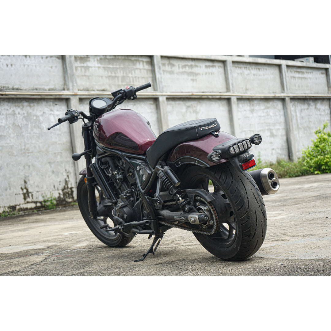 SEAT DOUBLE SADDLE DUAL DRIVER SEATS PAD CUSHION FOR HONDA REBEL CMX 1100 2021-2025