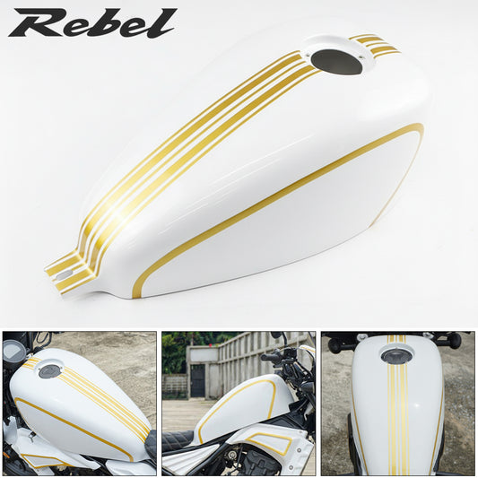 COVER FUEL OIL TANK WHITE V.3 FOR HONDA REBEL CMX 300&500 2017-2025