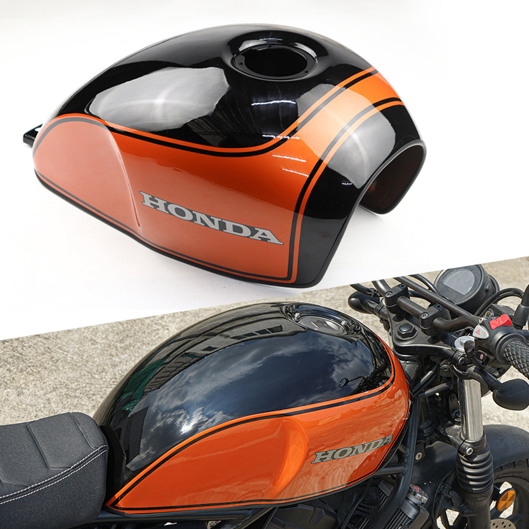 COVER FUEL OIL TANK BLACK/ORANGE  V.11 FIT FOR HONDA SCL CL 300 500 2023-2025
