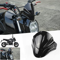 FRONT WINDSHIELD WINDSCREEN V.1 GLOSS BLACK FOR HONDA GROM 125 2025
