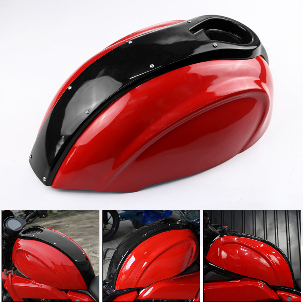 CUSTOM FIT FUEL TANK COVER RED + BLACK FOR HONDA REBEL CMX 1100 2021-2025