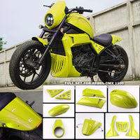 FULL SET OF 7 PIECES LEMON YELLOW FIT FOR HONDA REBEL CMX 1100 2020-2025