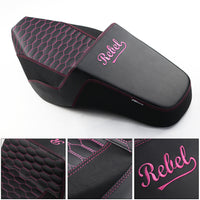 SEAT CUSHION BACKREST REPLACEMENT PINK THREAD FOR HONDA REBEL CMX 1100 2021-2025