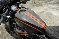 COVER FUEL OIL TANK GLOSS BLACK V.7 FOR HONDA REBEL CMX 300&500 2017-2025