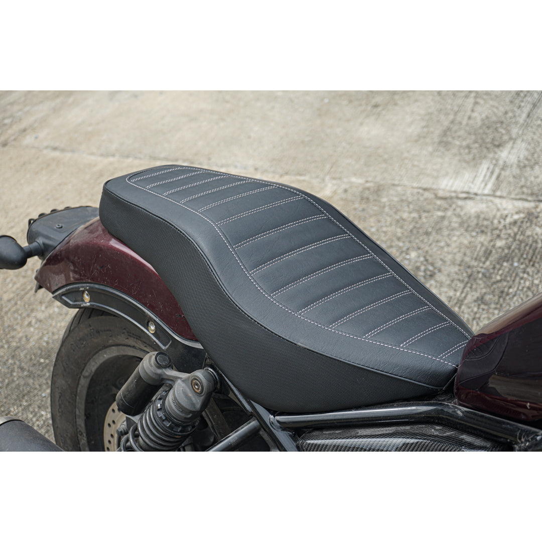 SEAT DOUBLE SADDLE DUAL DRIVER SEATS PAD CUSHION FOR HONDA REBEL CMX 1100 2021-2025
