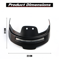 BLACK REAR TIDY FENDER ELIMINATOR LED FIT FOR HONDA REBEL CMX 300 500 2017-2025
