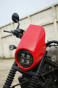 HEADLIGHT COVER MASK WINDSCREEN RED FOR HONDA REBEL CMX 300&500 2017-2025
