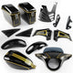 FULL SET OF 8 PIECES BLACK FIT FOR HONDA REBEL CMX 300 2017-2024