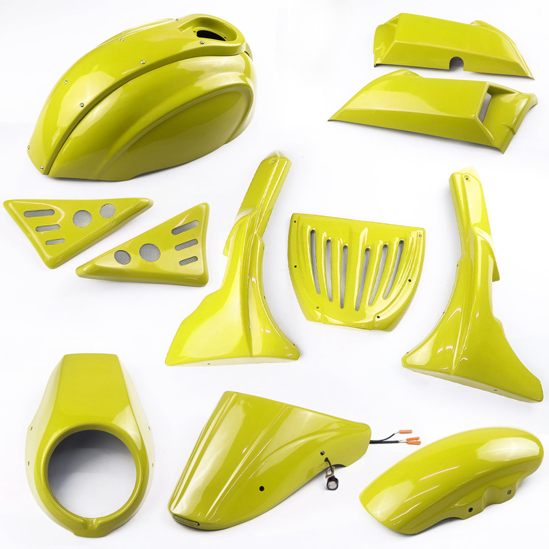 FULL SET OF 7 PIECES LEMON YELLOW FIT FOR HONDA REBEL CMX 1100 2020-2025