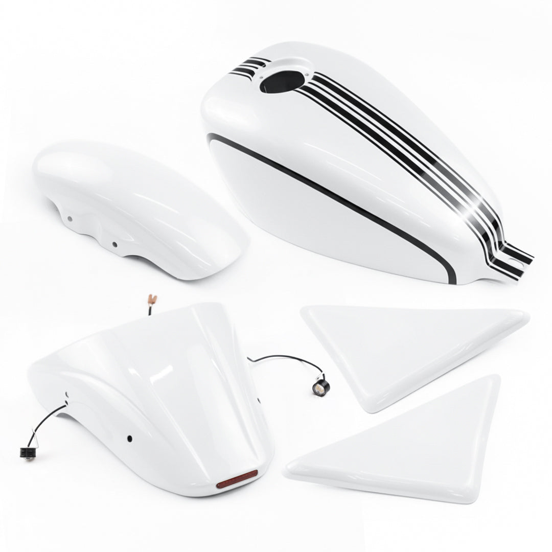 COVER FUEL OIL TANK / FRONT FENDER / REAR FENDER / SIDE COVER FRAME WHITE FOR HONDA REBEL CMX 300&500 2017-2025