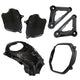 SET OF 6 PIECE FRAME BODY COVER SIDE UPPER PANEL CARBON FIBER FOR HONDA NEW GROM 2021-2024
