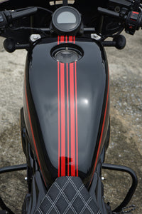 COVER FUEL OIL TANK GLOSS BLACK V.5 FOR HONDA REBEL CMX 300&500 2017-2025