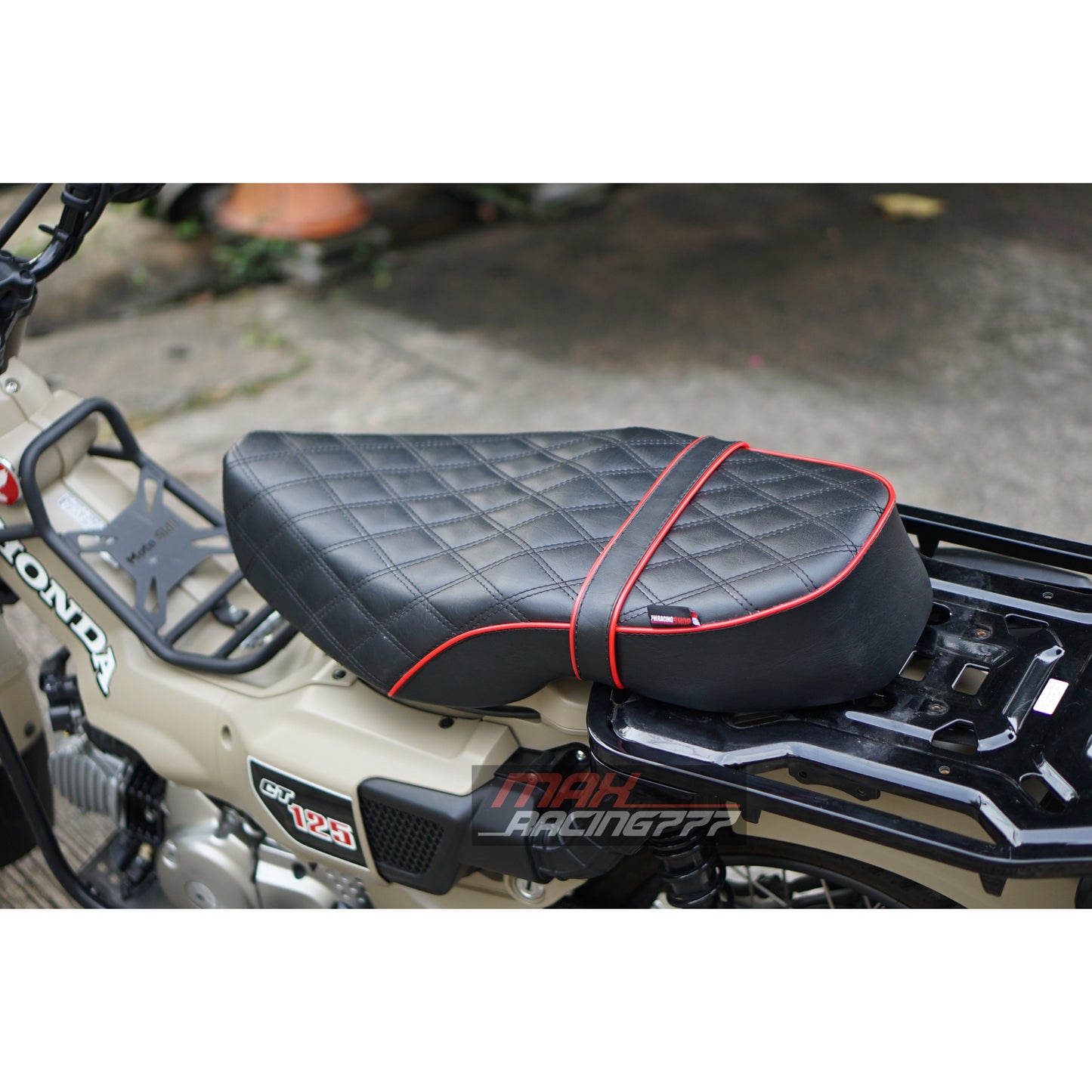 LONG SEAT DRIVER PASSENGER BLACK FOR HONDA TRAIL125 CT125 HUNTER 2020 - 2025