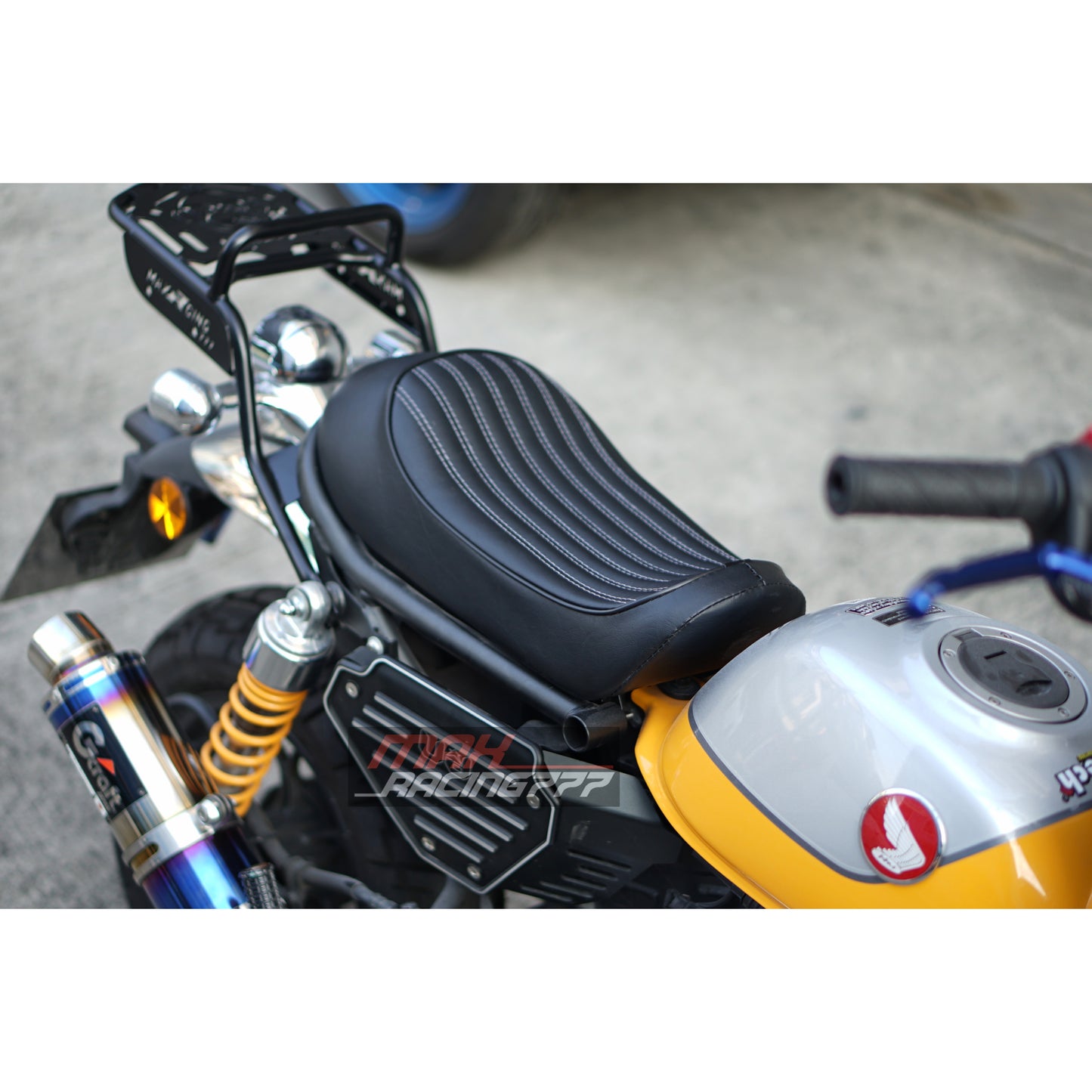 REPLACEMENT SEAT CAFE RACER BLACK V.3 FOR HONDA Z125 MONKEY 125 2018-2025