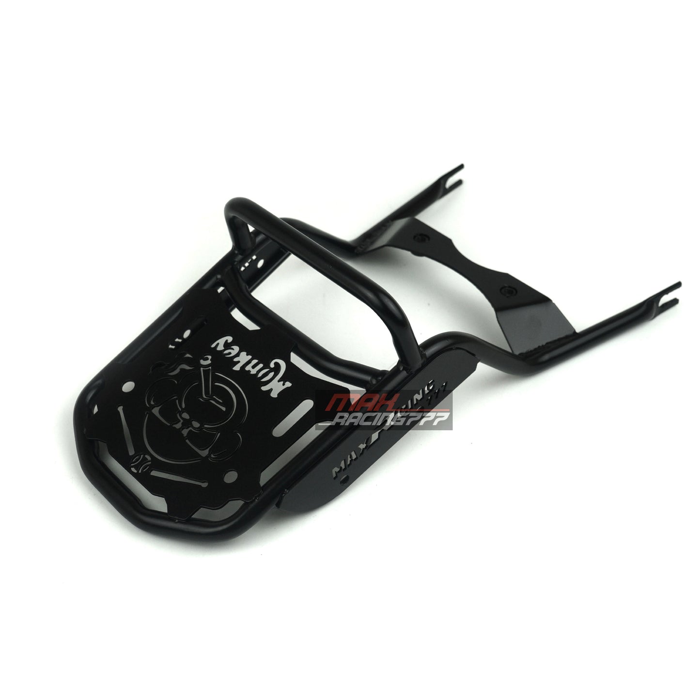 MATTE BLACK REAR CASE RACK LUGGAGE FIT FOR HONDA Z125 MONKEY125 2018-2025