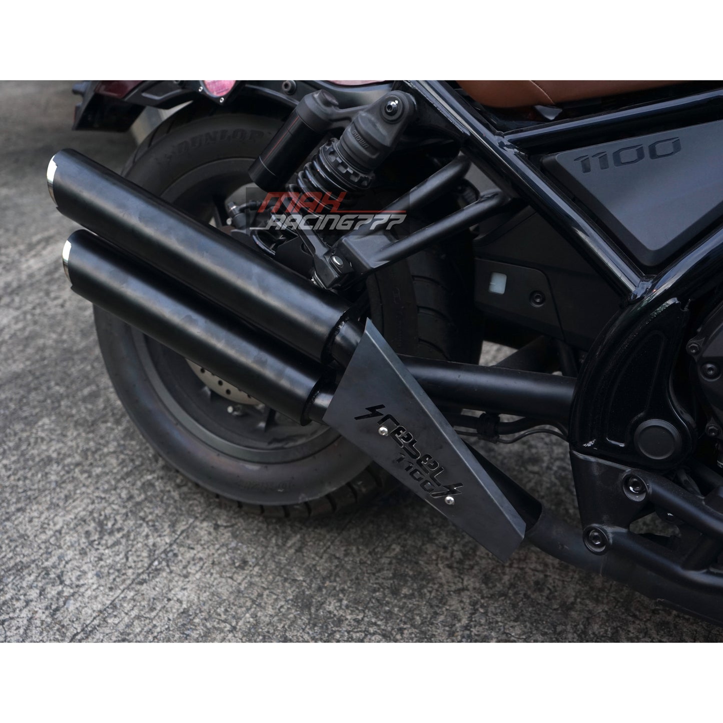 LONG DOUBLE DUAL EXHAUST PIPE MOUNT SYSTEM MAXNUS HONDA REBEL CMX1100 2021-2025