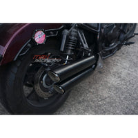 LONG DOUBLE DUAL EXHAUST PIPE MOUNT SYSTEM MAXNUS HONDA REBEL CMX1100 2021-2025